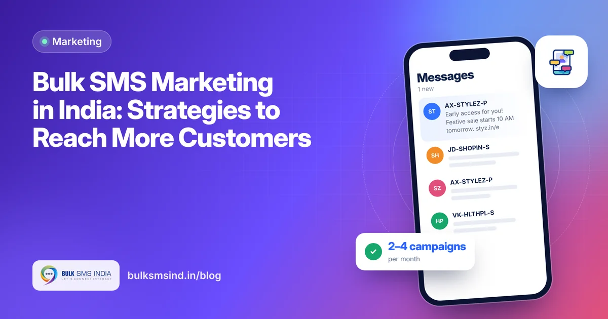 Bulk SMS Marketing in India: Strategies to Reach More Customers – bulk sms marketing India guide by Bulk SMS India