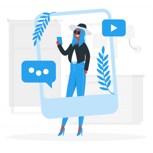 Personalised AI video message on a phone